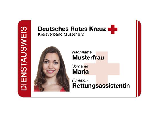 Rettungsdienst-Ausweise drucken