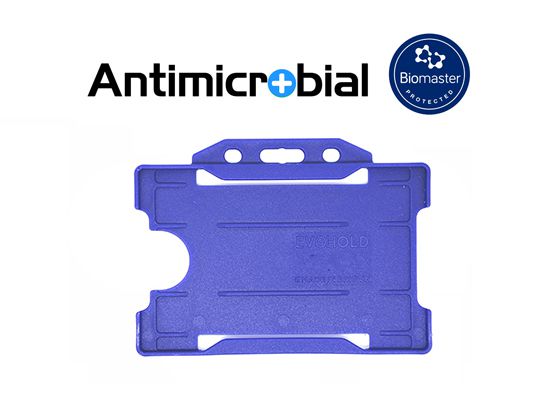 Recycelbarer und antimikrobieller Evohold-Kartenhalter Querformat für einen Ausweis