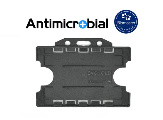 Recycelbarer und antimikrobieller Evohold-Kartenhalter Querformat für mehrere Ausweise