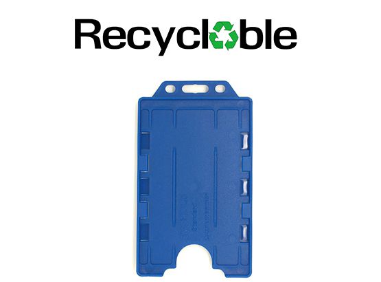 Recycelbarer Evohold-Kartenhalter Hochformat für einen Ausweis